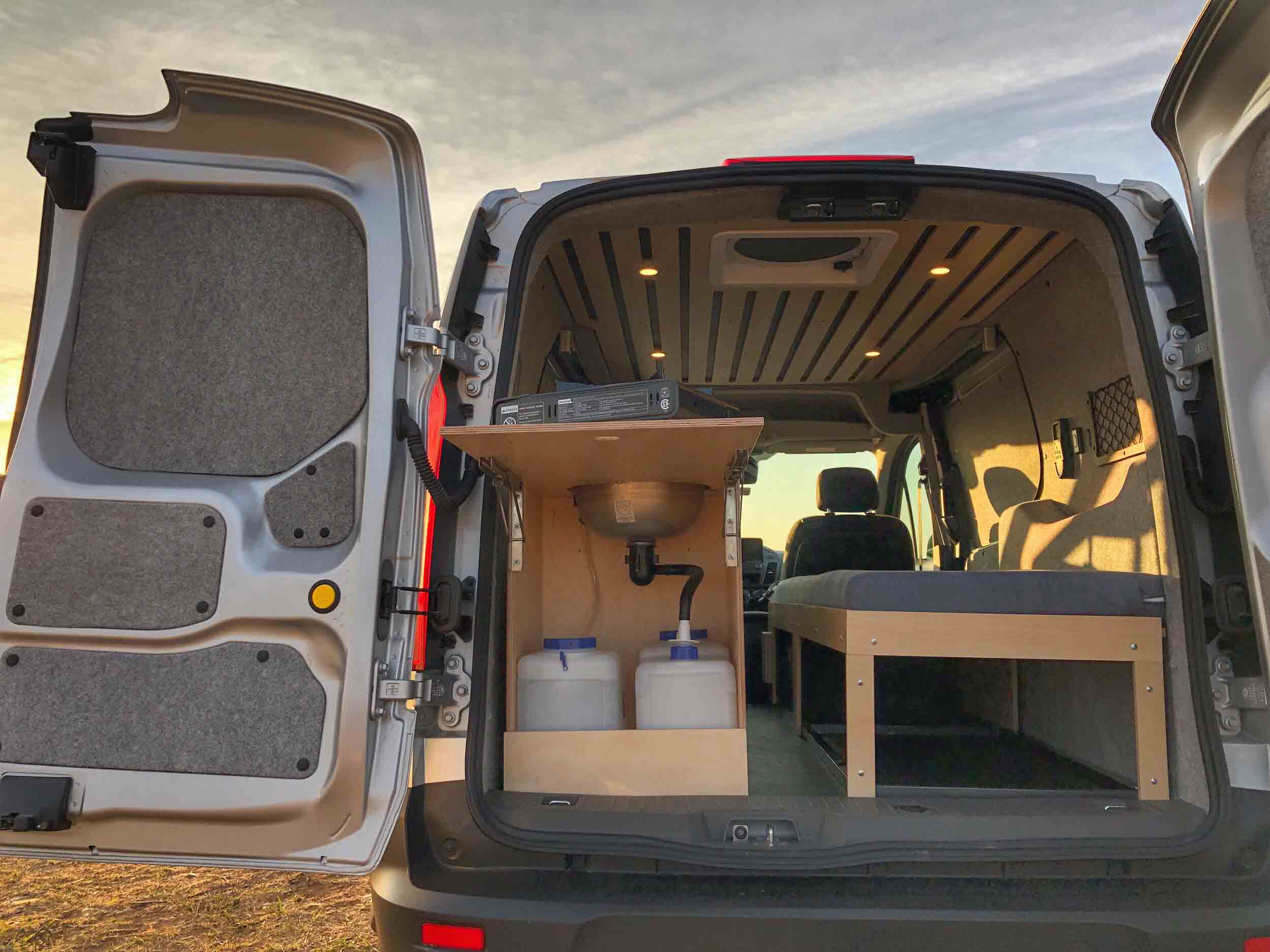 2010 Ford Transit Connect Camper Van Build Plans — CONTENT + CO.