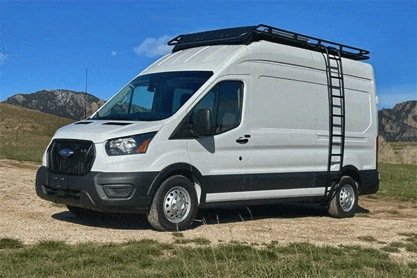 148″ Ford Transit Campervan High Roof - outside view