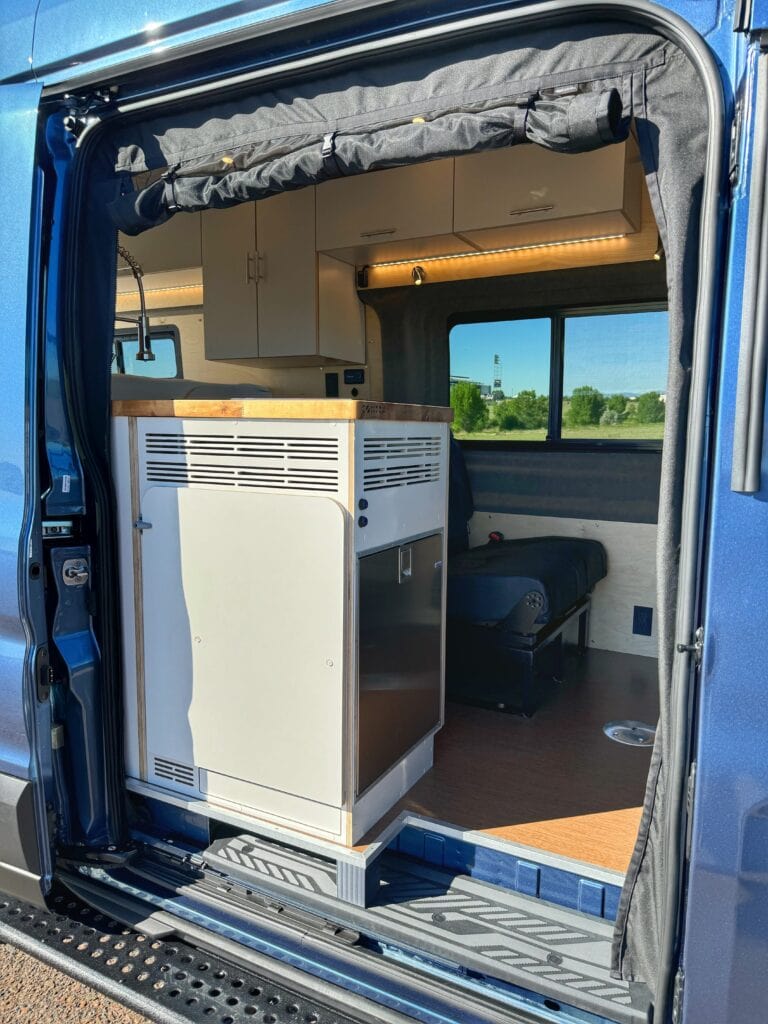 Extended Transit Trail Campervan Interior