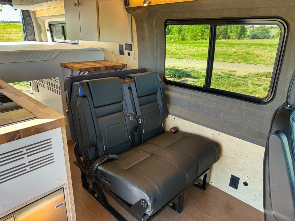 Extended Transit Trail Campervan Interior