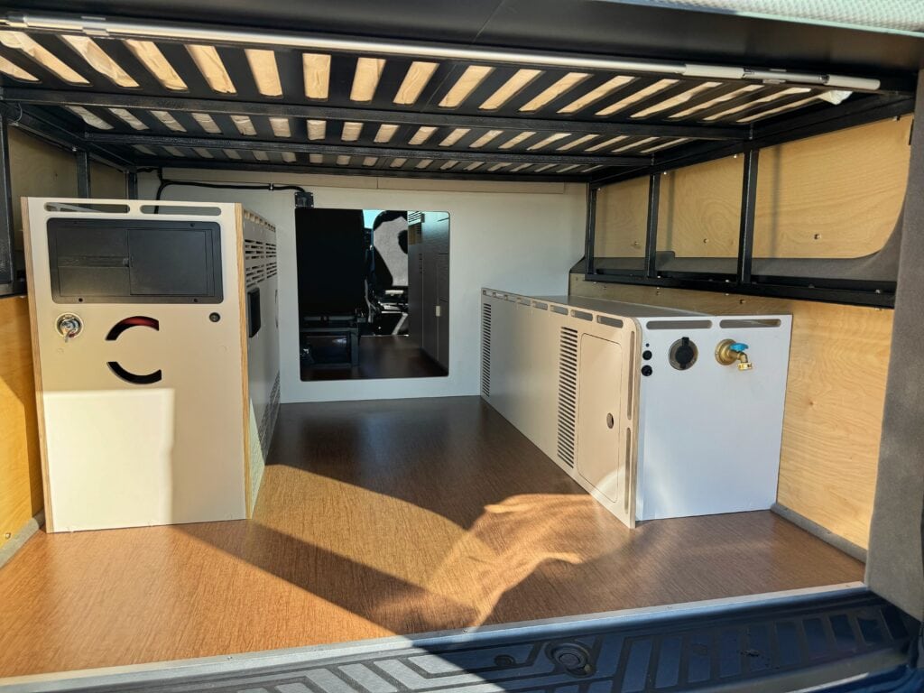 Extended Transit Trail Campervan Interior