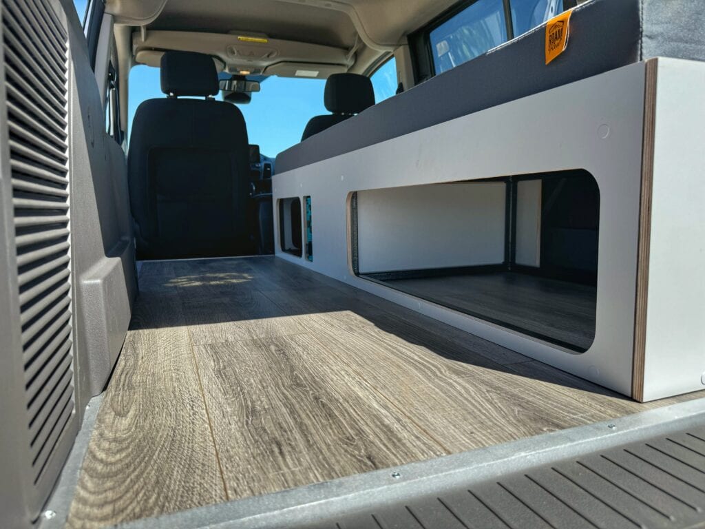 Ford Transit Connect Campervan Storage