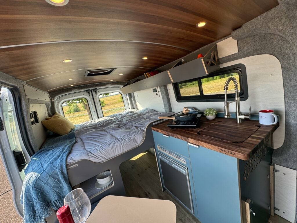 130 Transit Campervan Interior