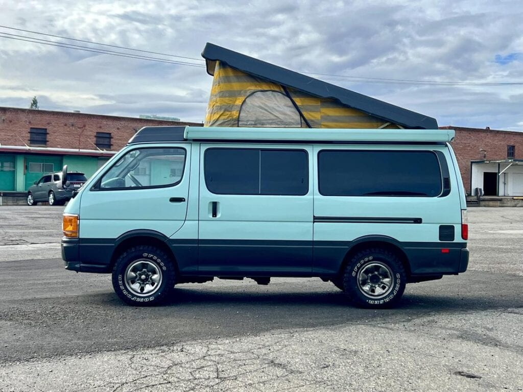 Toyota Hiace for sale pop top open