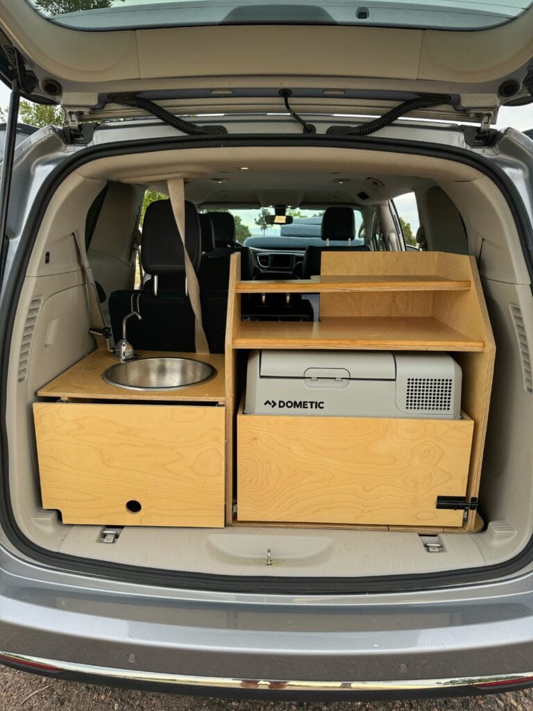 Chrysler Pacifica Campervan Kitchen