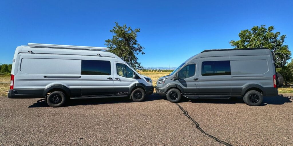 Our ContraTrail Upgrade vs The Ford Transit Trail Van